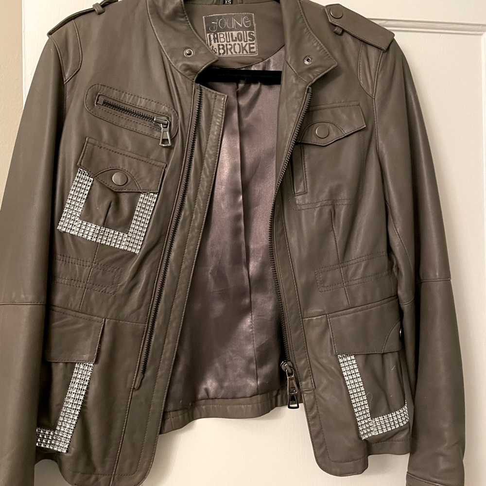 Leather Jacket by Young, Fabulous & Broke